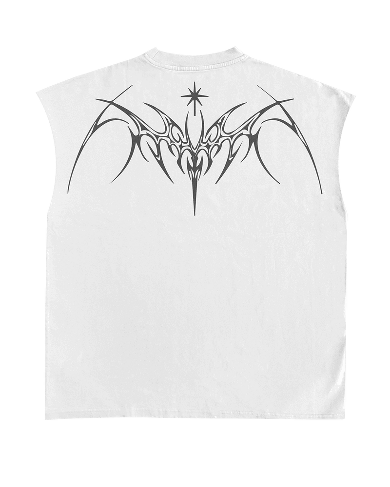 Kyron White Boxy Vest