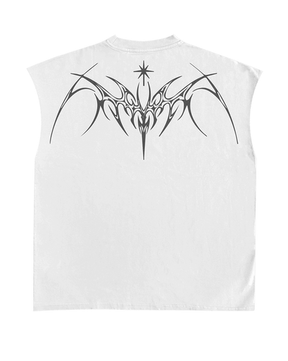 Kyron White Boxy Vest