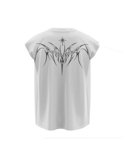 Kyron White Boxy Vest