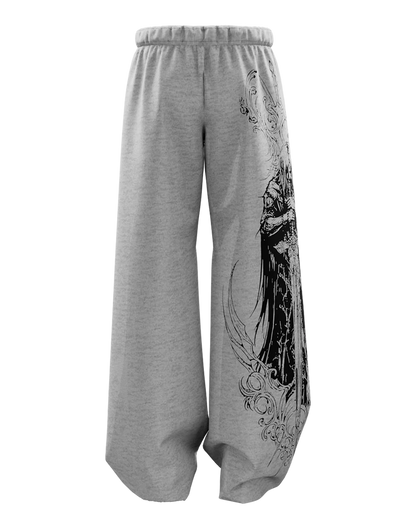 Stryk Grey Unisex Straight Fit Baggy Pants