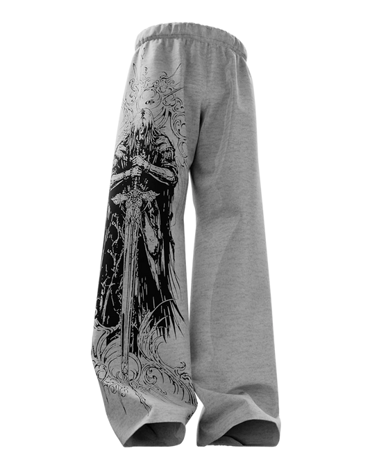 Stryk Grey Unisex Fit Baggy Pants
