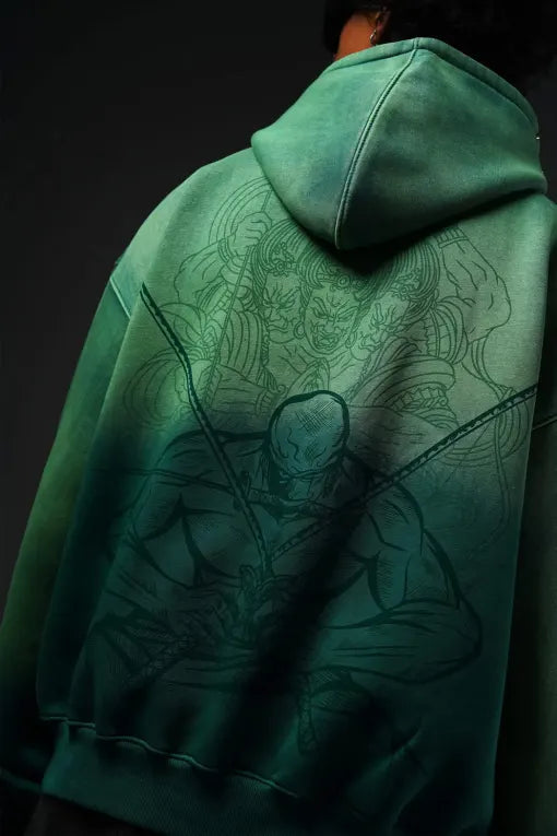 Ashura Green Hoodie ZORO