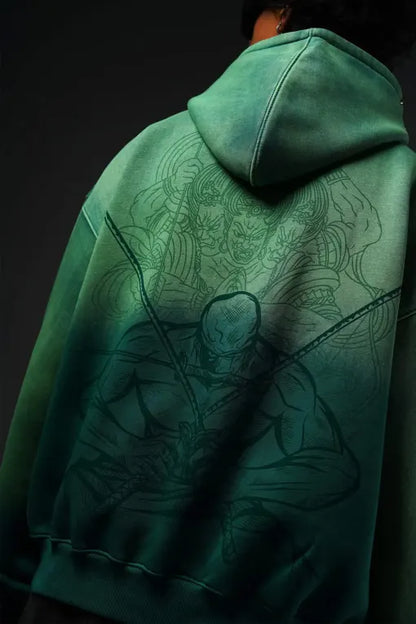 Ashura Green Hoodie ZORO