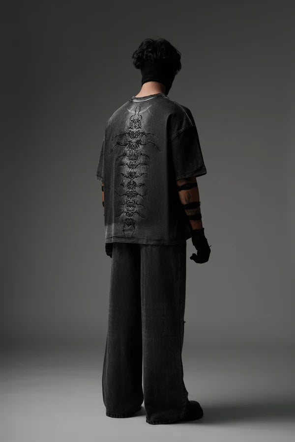 Centebrae - Cut N Stitched Washed Tshirt