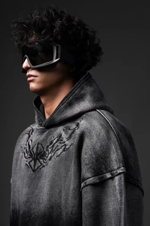 Berserking Menace Grey Hoodie