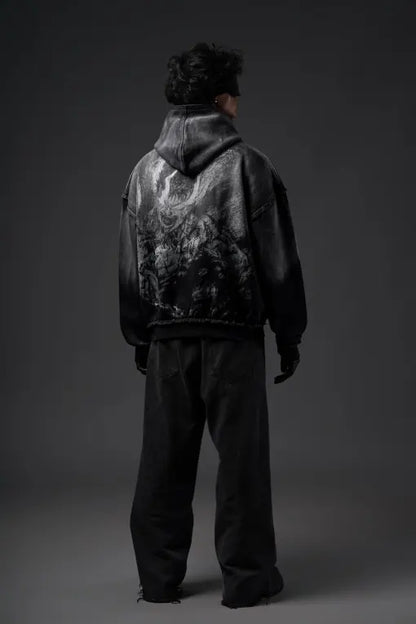 Berserking Menace Grey Hoodie