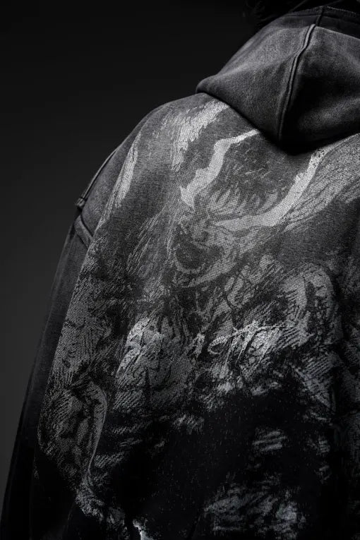 Berserking Menace Grey Hoodie