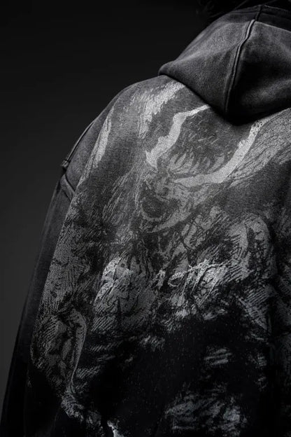 Berserking Menace Grey Hoodie